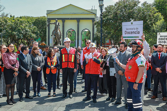 UAEMéx participa en el Simulacro Nacional 2024