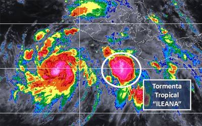 En las próximas horas, Ileana podría impactar Baja California Sur