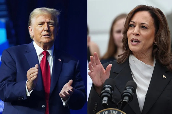 Intensifican campañas Harris y Trump, a tres semanas de las elecciones