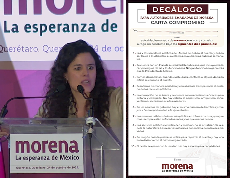 MORENA presentará decálogo de actuación de autoridades en Edomex