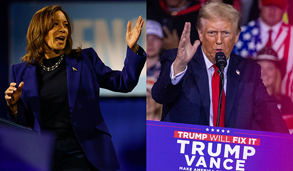 Harris aventaja ligeramente a Trump en voto popular