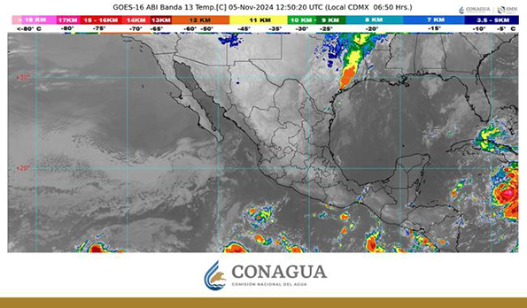 Se esperan hoy chubascos y frío para el Edomex, alerta Conagua