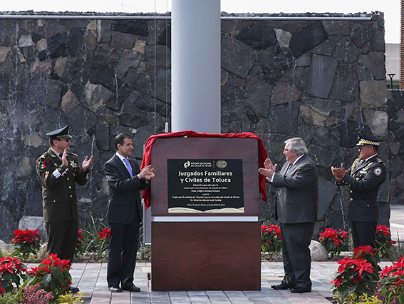 Inaugura PJEdomex Juzgados Civiles y Familiares en Toluca