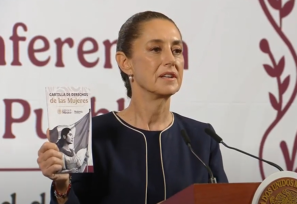 Presenta Sheinbaum, “Cartilla de los Derechos de las Mujeres”