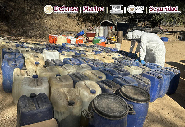 Golpe al “Narco” en Durango, aseguran 150 kilos de metanfetamina