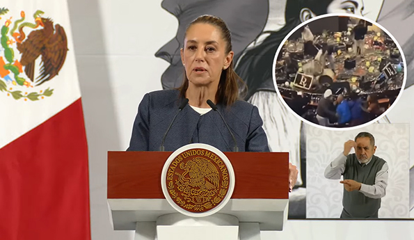 Condena Sheinbaum los hechos ocurridos en la Feria de Texcoco