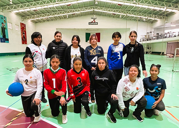 Se alista golbol femenil mexicano para Parapanamericanos Juveniles en Chile