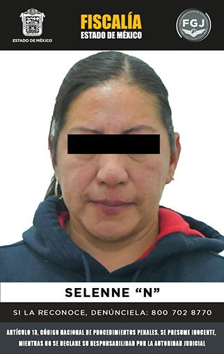 Caso Capulhuac. Vinculan a proceso a Selenne Hernández