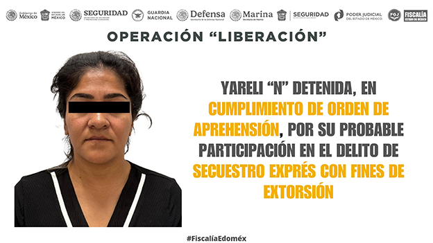 Prisión preventiva contra regidora de Ixtapan de la Sal, detenida en “Operación Liberación”