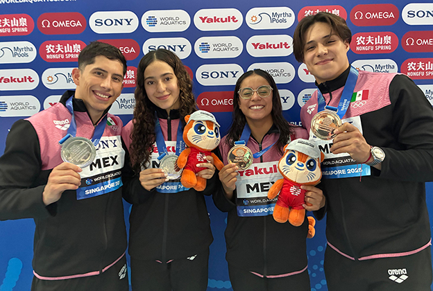 Buen comienzo para México en mundial acuático de Singapur