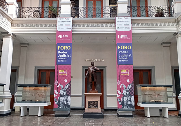 Acervo Cultural del PJEdomex presente en la FILEM    