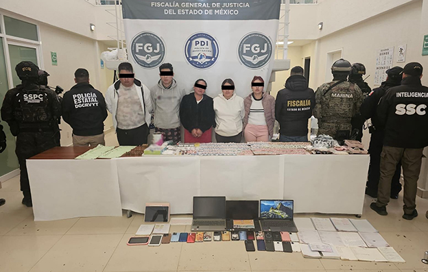 Desmantelan célula criminal en Acolman; era liderada por mujeres