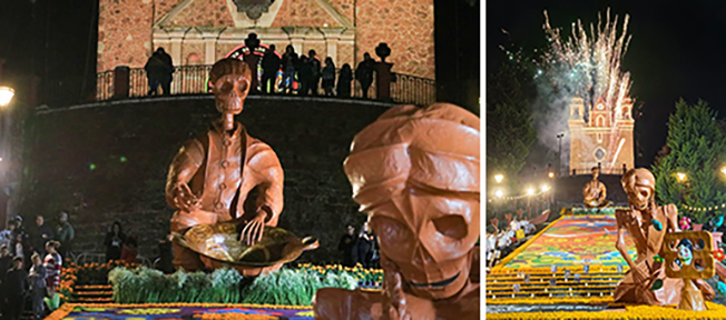 Ofrenda monumental de Metepec, en honor a los artesanos del barro