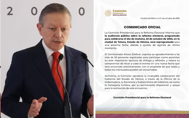Posponen audiencia pública de Reforma Electoral en Edomex