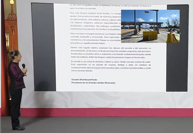 Intereses políticos en bloqueos de maiceros, justifica Sheinbaum