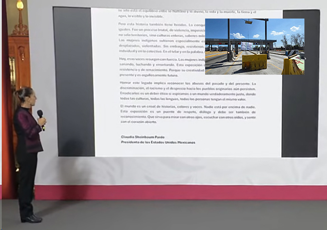 Intereses políticos en bloqueos de maiceros, justifica Sheinbaum