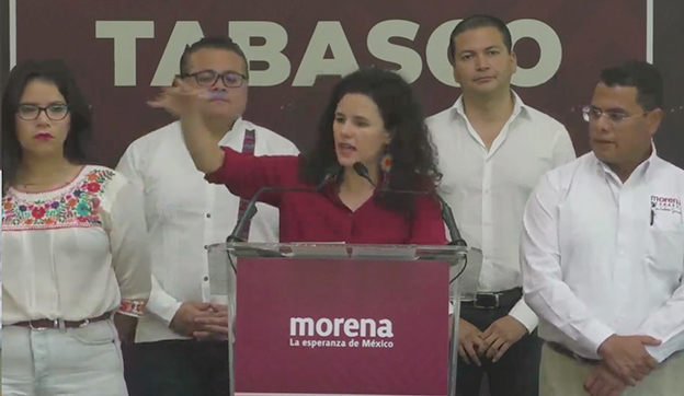 Se deslinda Luisa María Alcalde de quejas contra Adán Augusto; corresponde a CNHJ