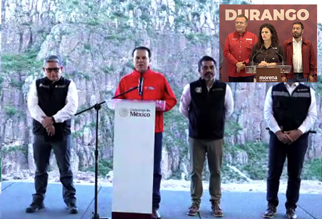 ¿Coincidencia?.. Credencialización de Morena y entrega de magna obra en Durango
