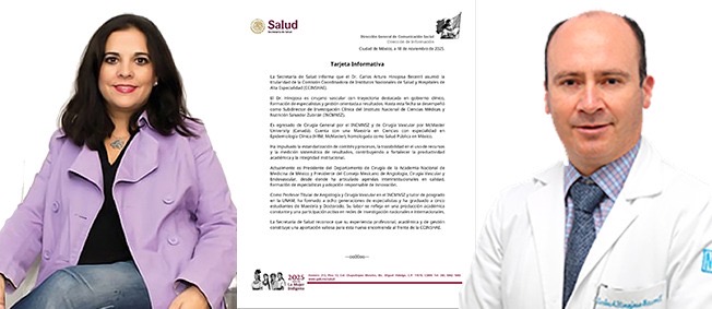 Cambios en la CCINSHAE, a 8 meses de la primera mujer titular