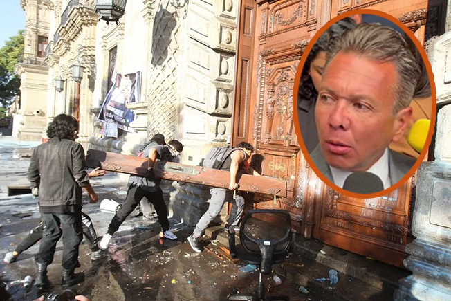 Señalan a “provocadores pagados y peligrosos” del Edomex en disturbios de Guadalajara