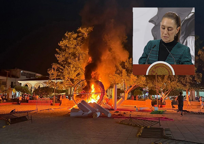 A más de un año y tras asesinato de alcalde, Sheinbaum refuerza estrategia de seguridad