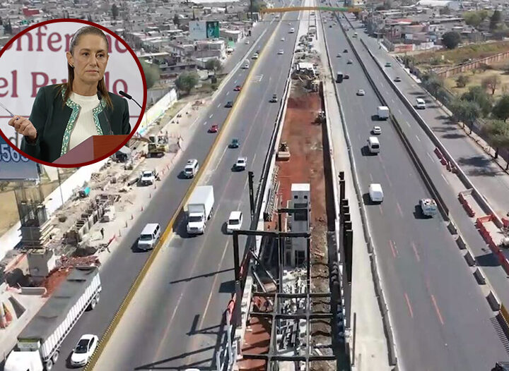 Ordena Sheinbaum corregir obras del Trolebús en Chalco; “la verdad no quedó muy bien”
