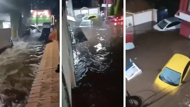 Ruptura de ducto de la CAEM inunda a colonias en Atizapán