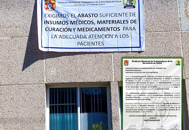 Ante incumplimientos, SNTSA-Edomex marchará al zócalo capitalino