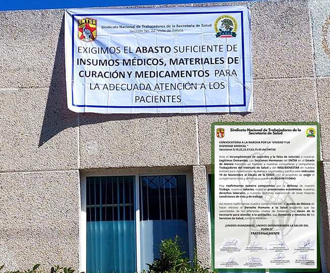 Ante incumplimientos, SNTSA-Edomex marchará al zócalo capitalino