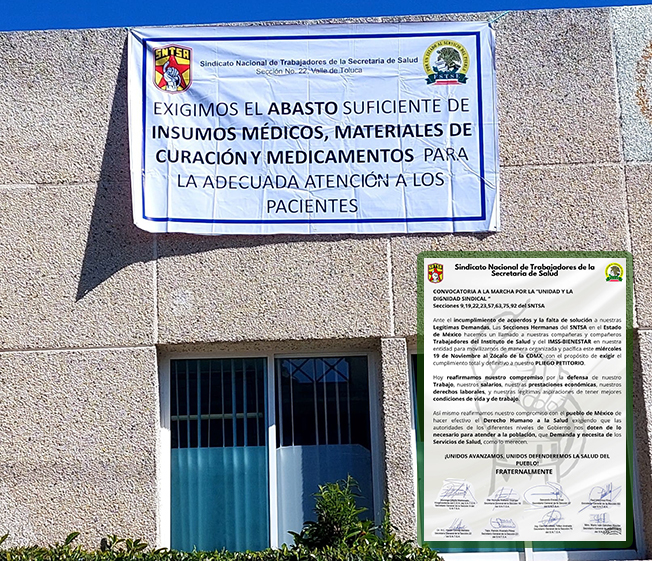 Ante incumplimientos, SNTSA-Edomex marchará al zócalo capitalino