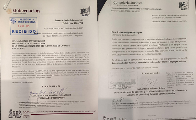 Dos mujeres mexiquenses en la terna para la FGR; mero trámite para Ernestina Godoy