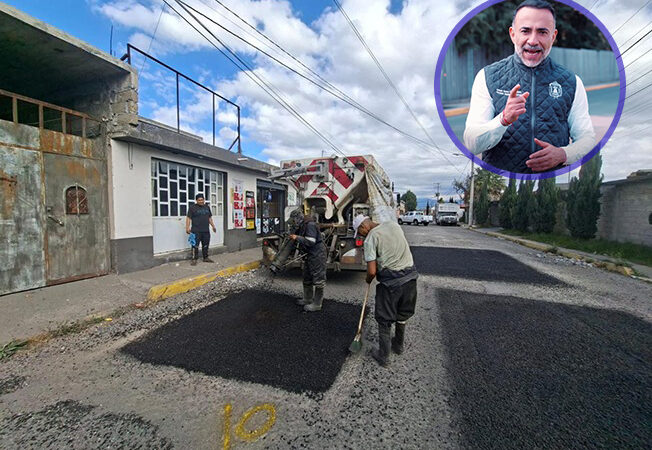 Cumple “Simba” su cometido, más de 8 mil baches atendidos en Metepec: FFF