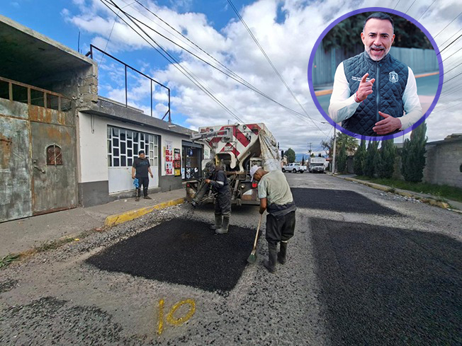 Cumple “Simba” su cometido, más de 8 mil baches atendidos en Metepec: FFF