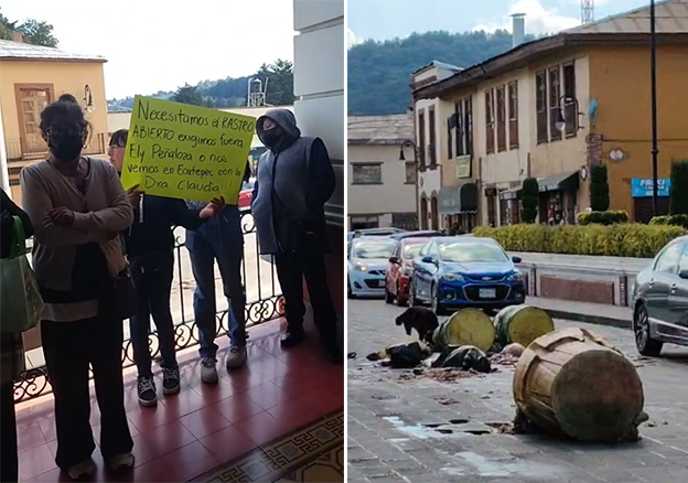 Se manifiestan en El Oro, exigen nuevamente destitución de alcaldesa