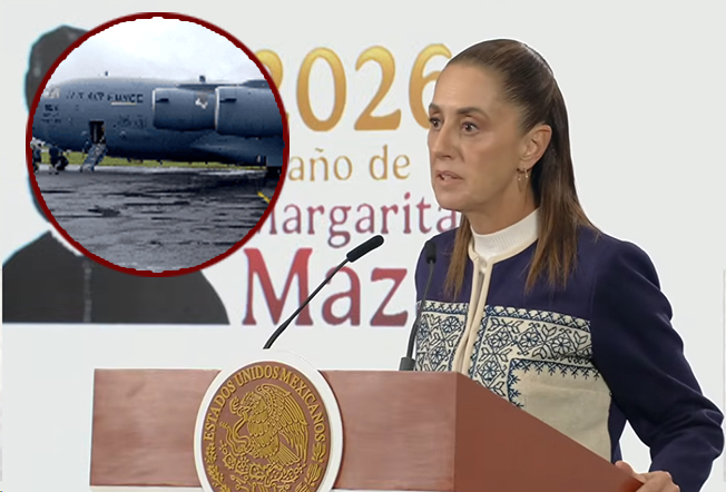 Aeronave norteamericana reportada en Toluca, trasladó a funcionarios mexicanos: Sheinbaum