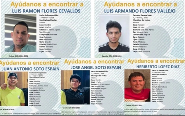 Dos detenidos por el secuestro de 4 mexiquenses en Mazatlán: Harfuch