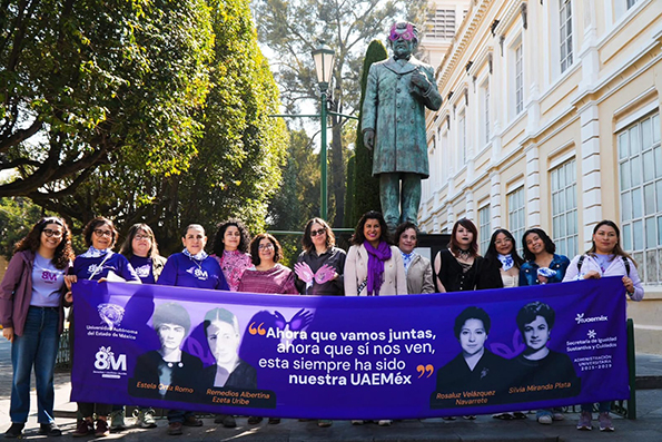 Mirada violeta en la UAEMéx por el “Día Internacional de la Mujer”