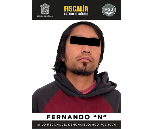 Detienen en Metepec a feminicida de alumna de la UAEMéx