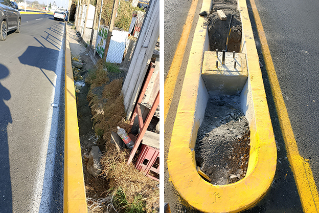 Acusan obra incompleta, previa Inauguración de Boulevard Volcanes