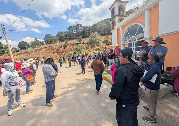 Pueblos de la alta montaña en Texcoco, se dicen hartos de la tala en la zona