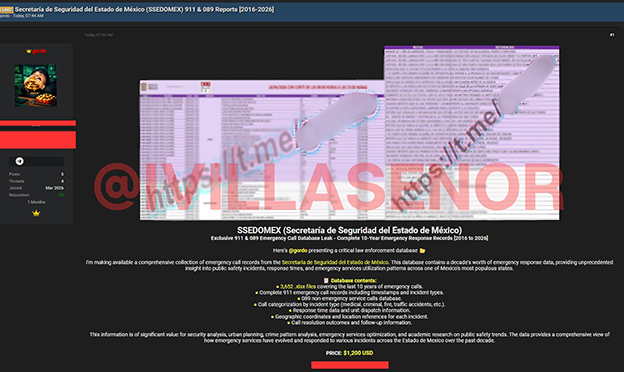 Hackean 10 años de información sensible del 911 y 089 del Edomex