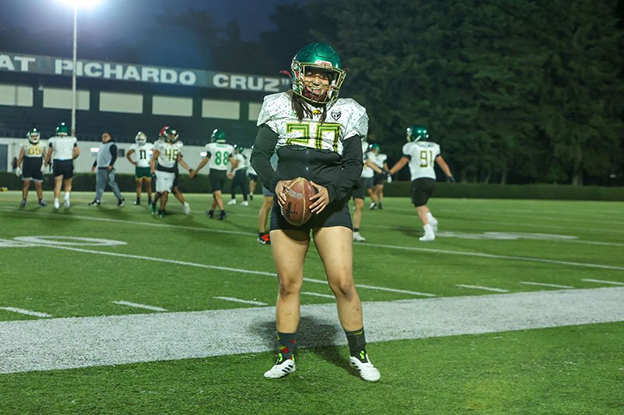 Valeria Hernández, la única mujer que se abre paso en Potros Salvajes de la UAEMéx