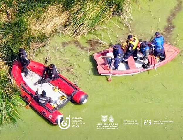 Hallan restos óseos en Lago de Chalco, podrían ser de 3 desaparecidos