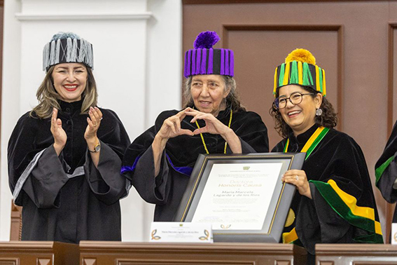 UAEMéx otorga Doctorado Honoris Causa a Marcela Lagarde