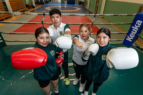 Familia toluqueña hará historia para la UAEMéx en el boxeo