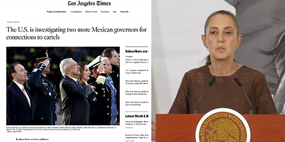 “Tenemos derecho a la duda”, asegura Sheinbaum respecto a la publicación de LA Times