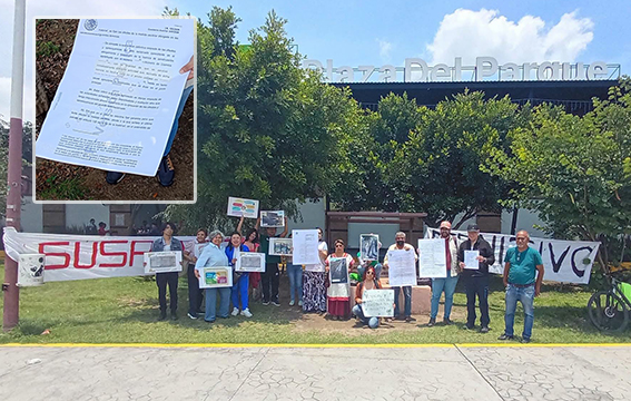 Vecinos reclaman a Delfina Gómez, fallo en defensa de Tetzcotzinco