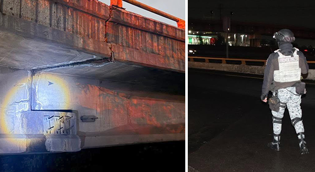 Sin “inminente” riesgo de colapso; realizan mantenimiento al puente Tepalcapa