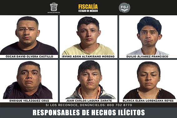 Desarticulan banda de “Los Jockes” en Toluca, los sentencian a 150 años de prisión