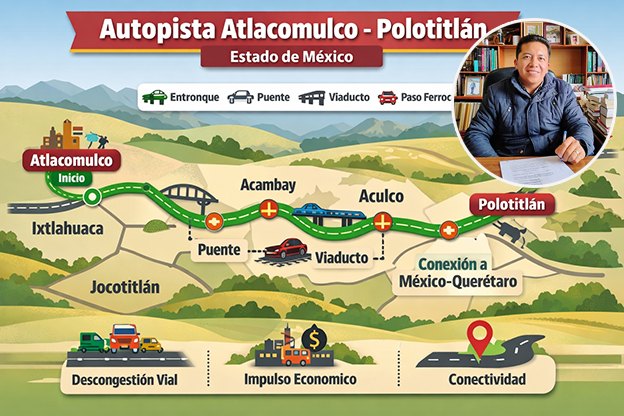 Amparan a vecinos de Aculco, ante construcción de autopista Atlacomulco-Polotitlán